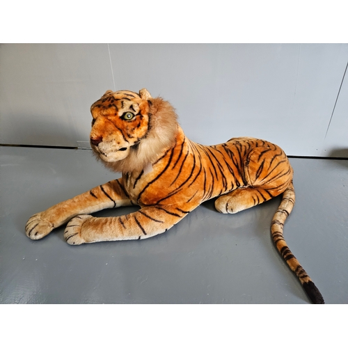 67 - Large Lion Soft Toy (Lying) 115cm x 50cm