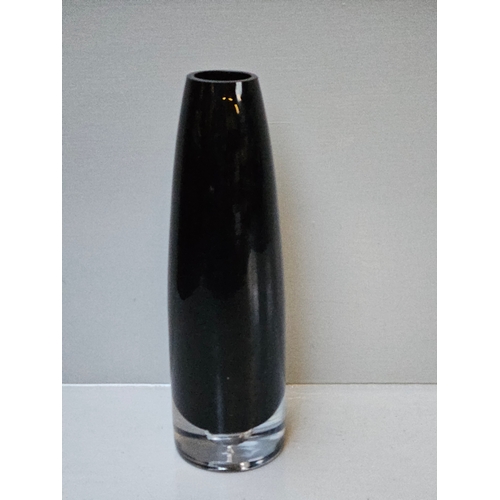 110 - Art Deco Black Vase H30cm