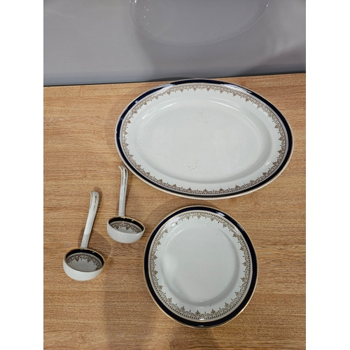 Qty Of Blue And White Losol Ware Dinner Ware