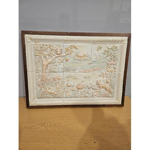 Framed Tile Panel 76 x 56 cm