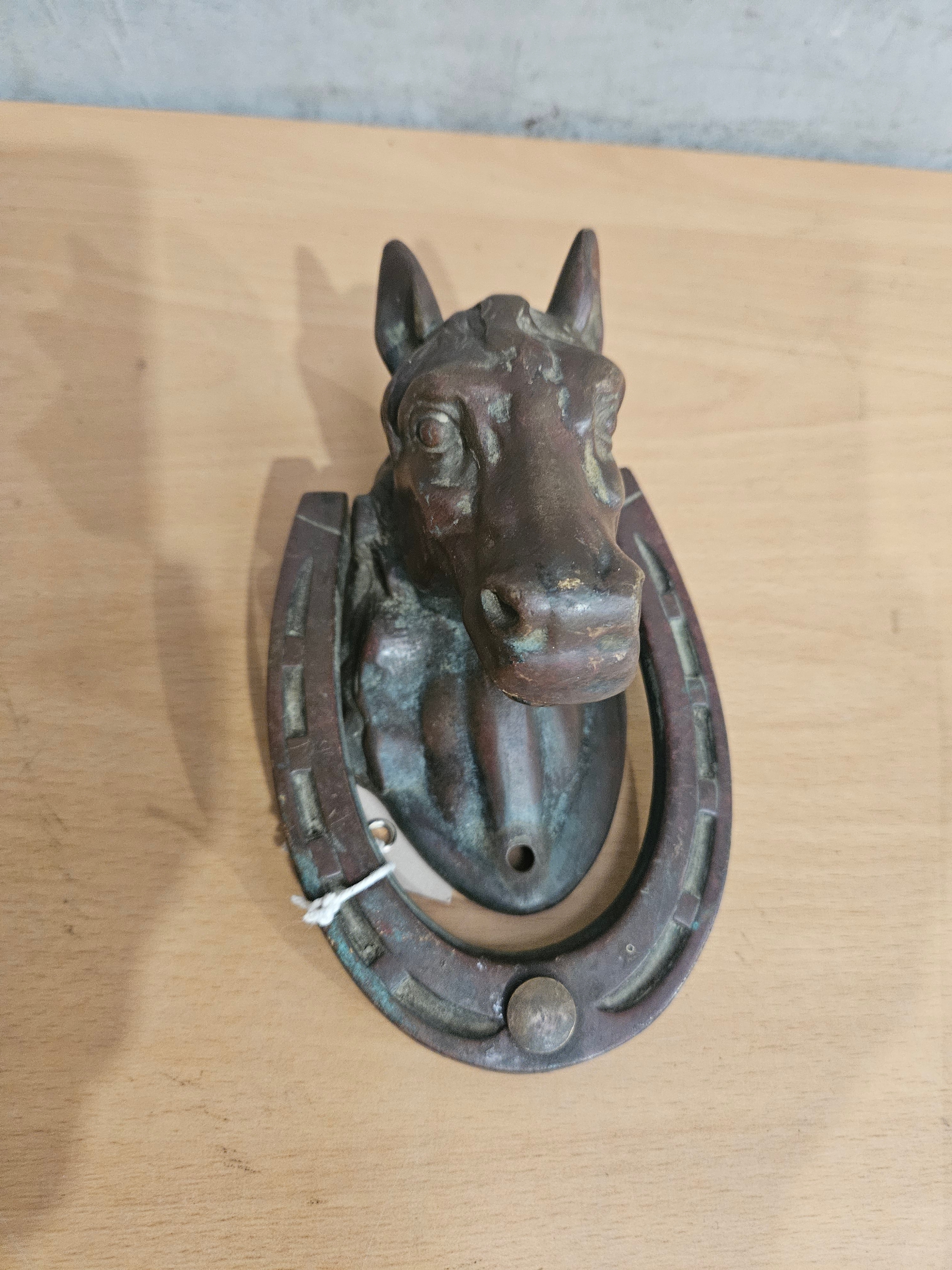 Bronze Horse Door Knocker
