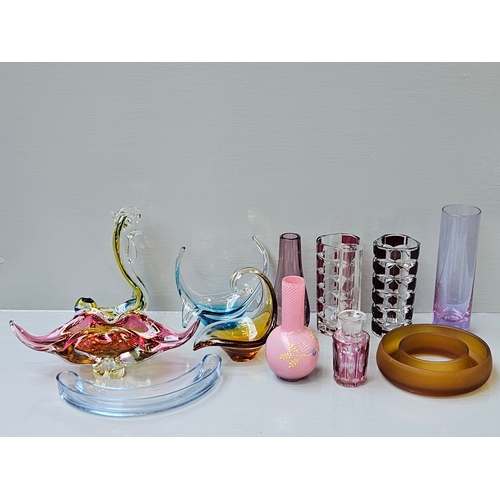 Box Of Studio Glassware Etc
