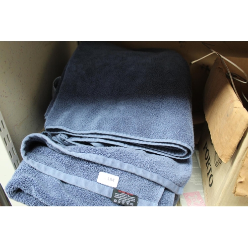 184 - 5 BATH TOWELS (LIKE NEW)