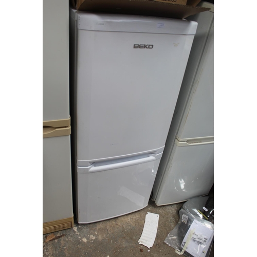 673 - BEKO 4FT FRIDGE FREEZER