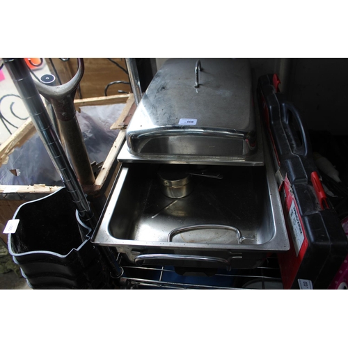 8 - LARGE STAINLESS BAIN MARIE (22