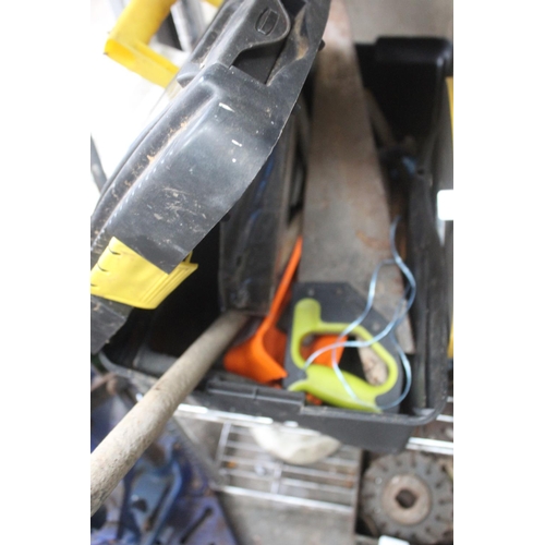 26 - PLASTIC TOOLBOX OF TOOLS