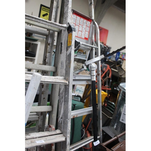 146 - FOLDING ALUMINIUM STEP LADDER