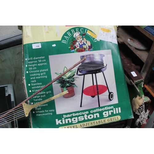 158 - BOXED KINGSTON GRILL