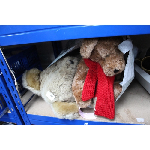 254 - BAG OF CUDDLY TOYS