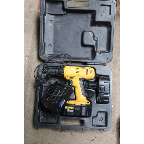 46 - CASED DEWALT CORDLESS DRILL