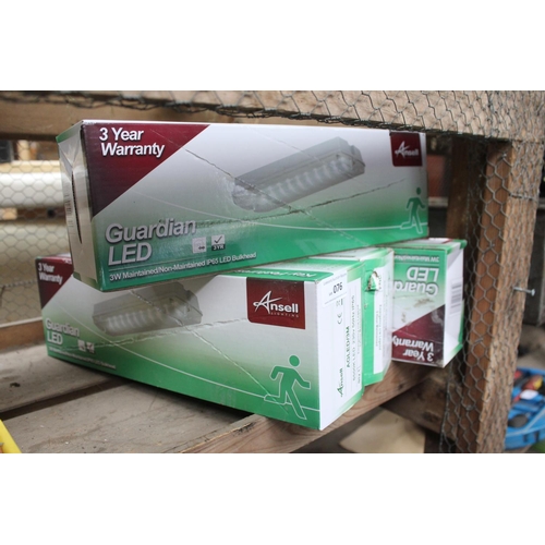 76 - 4 NEW BOXED OF LED LIGHTS