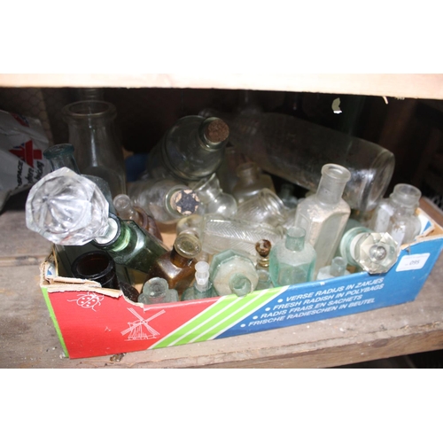 95 - BOX OF VINTAGE ASSORTED BOTTLES