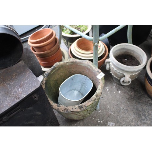 4 - LARGE QUANTITY OF TERRACOTTA PLANTERS