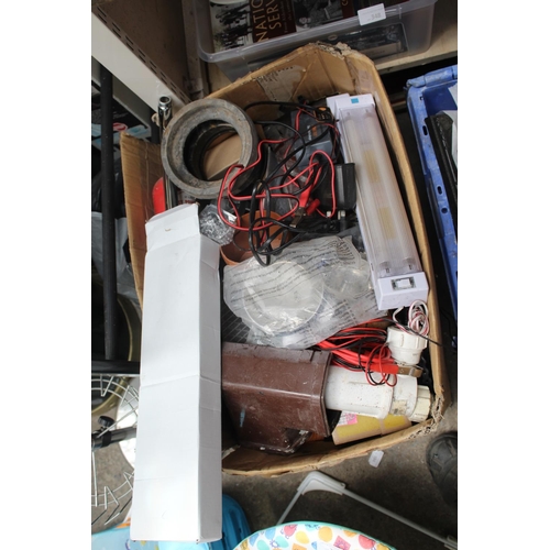 347 - LARGE BOX OG PLUMBING ITEMS ETC