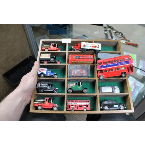 529 - TRAY OF DIE CAST VEHICLES