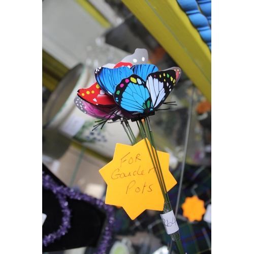 574 - BUTTERFLIES FOR GARDEN POTS