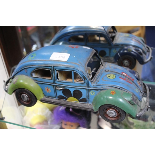 598 - TIN PLATE VW MODEL