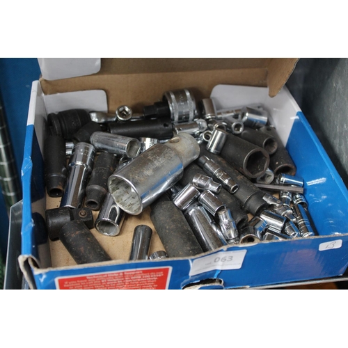 63 - BOX OF SOCKET SET BITS