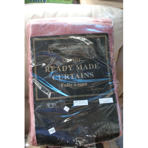 487 - QUALITY FULLY LINED READY MADE CURTAINS