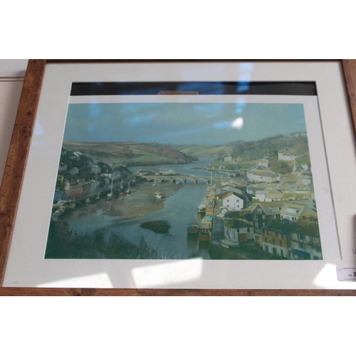 363 - FRAMED HARBOUR SCENE