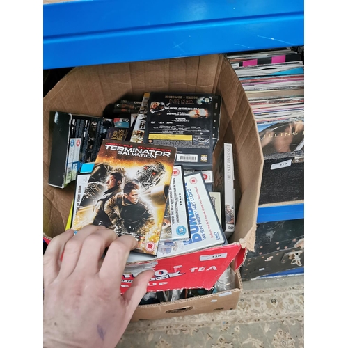 318 - LARGE BOX OF DVD'S