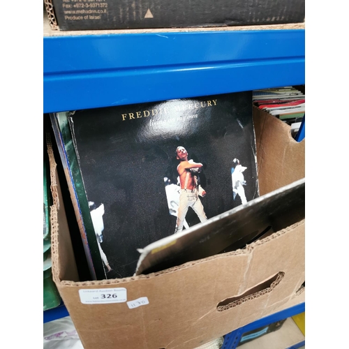 326 - LARGE BOX OF LP'S