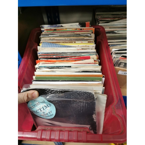 337 - BOX OF 45 RECORDS