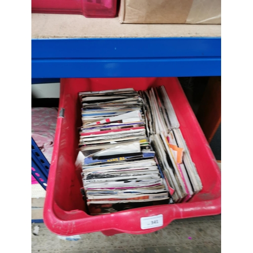 341 - BOX OF 45 RECORDS