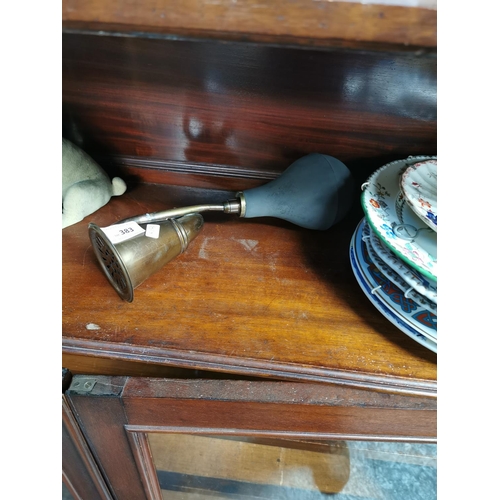 383 - BRASS CAR HORN     FULLY WORKING TESTED NUMEROUS TIMES