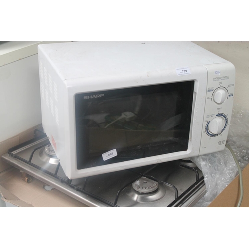 739 - SHARP MICROWAVE