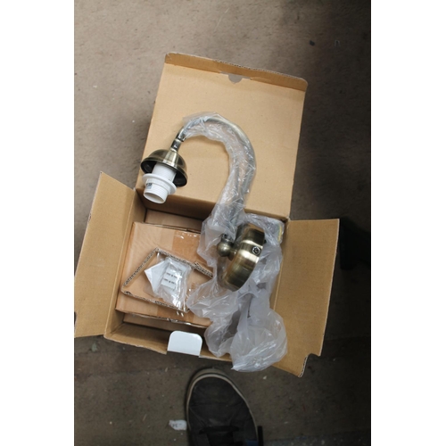 54 - WALL LIGHT FITTING - BOXED