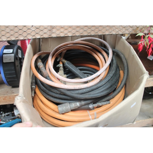 117 - BOX OF COMPRESSOR OR WELDING AIR PIPES