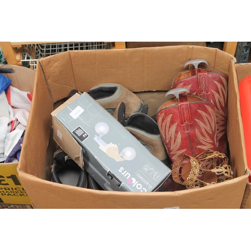 215 - BOX OF BOOTS