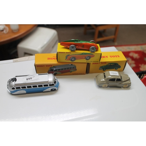 468 - 3 ATLAS DINKY TOYS INCLUDING BUS