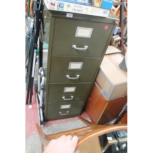 164 - RUNNALS 4 DRAW FILING CABINET