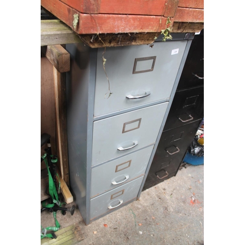 8 - METAL 4 DRAWER FILING CABINET