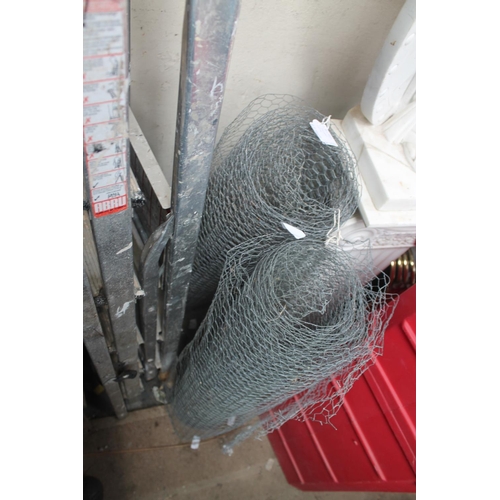 82 - 2 PART ROLLS OF CHICKEN WIRE