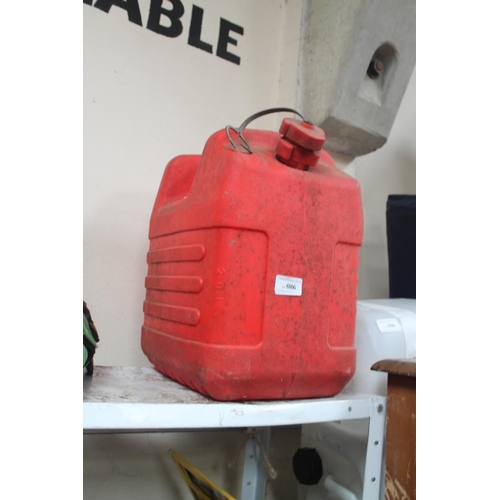 86 - LARGE PLASTIC FUEL CAN