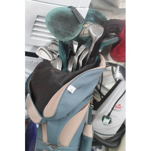 912 - GOLF CLUBS IN BAG