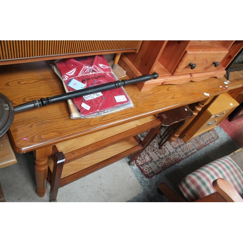 512 - LARGE PINE KITCHEN TABLE