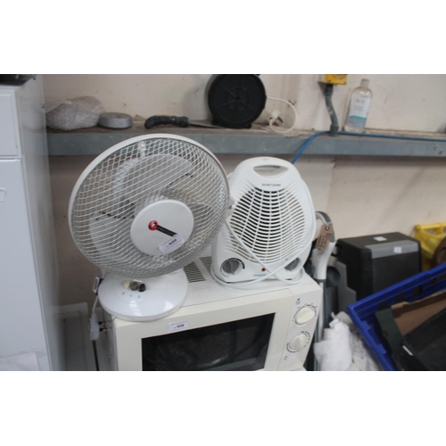 609 - ELECTRIC FAN AND HEATER