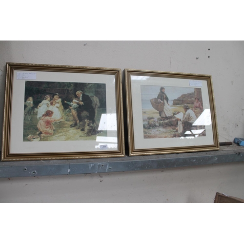 611 - PAIR OF FRAMED PICS