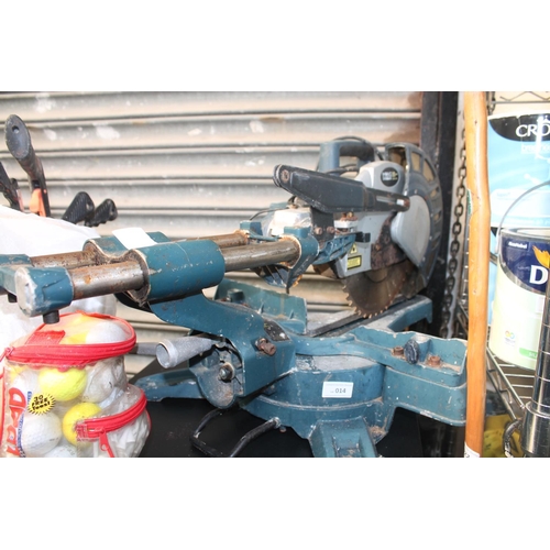 14 - MACALLISTER SLIDING MITRE SAW