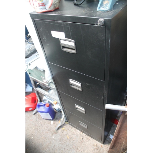 15 - 4 DRAWER FILING CABINET WITH KEY