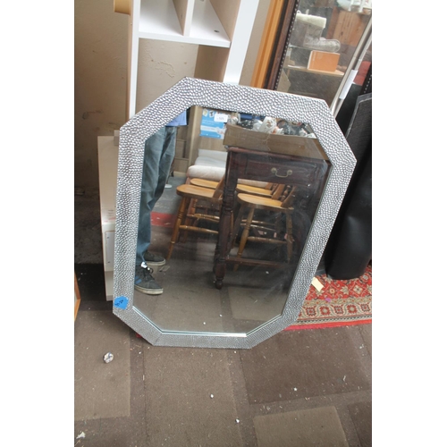 525 - LARGE OCTAGONAL MIRROR