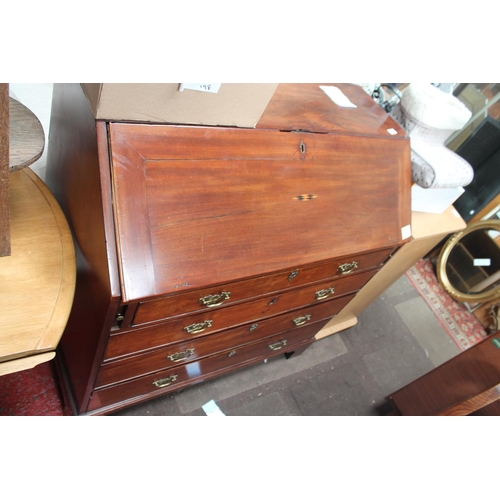 550 - GEORGIAN MAHOGANY BUREAU