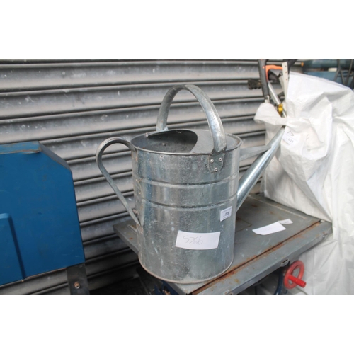 8 - LARGE GALVANISED WATERING CAN