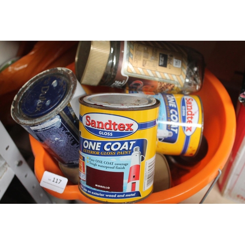 117 - BUCKET INC SANDTEX PAINTS ETC