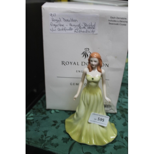 595 - BOXED ROYAL DOULTON FIGURINE