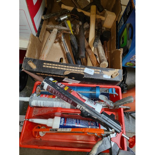 119 - BOX INC HAMMERS AND SEALANTS